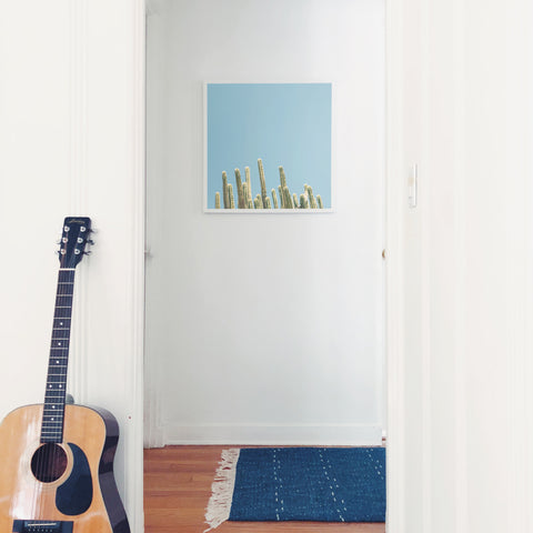 Blue Cactus | Max Wanger Print Shop